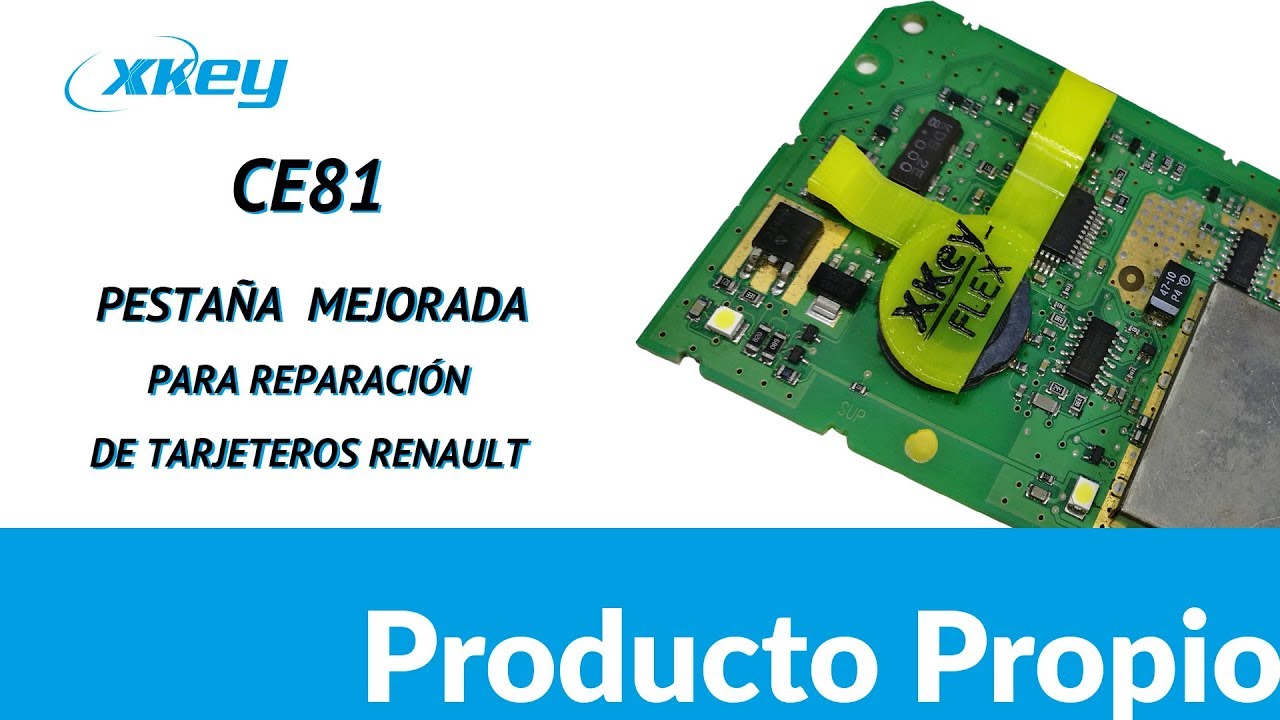 CE81 - Pestaña para reparación de tarjeteros Renault