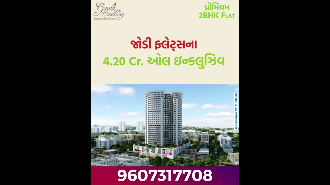 Gauri Excellency - Premium 2 BHK & Jodi Flats Available At Charkop, Kandivali(W)