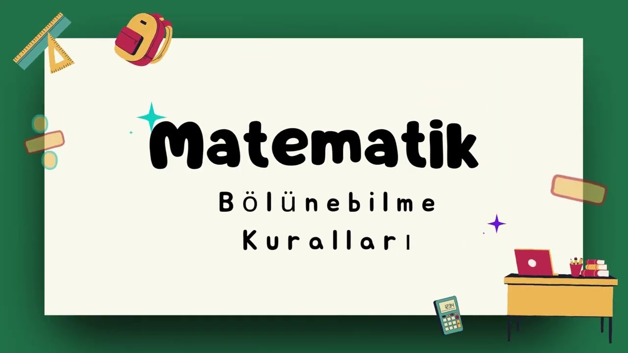 Bölünebilme Kuralları Şarkısı / Eğlenceli Matematik