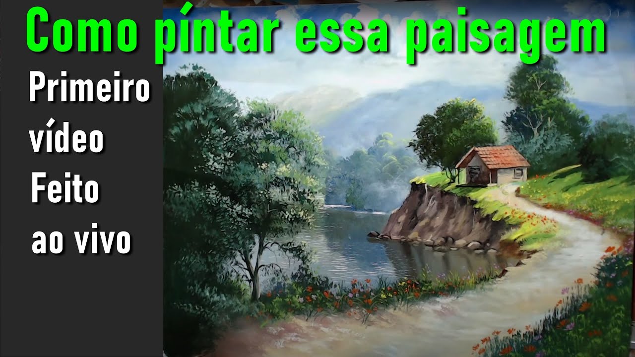 Aula de pintura ao vivo ( Espelho d'água )