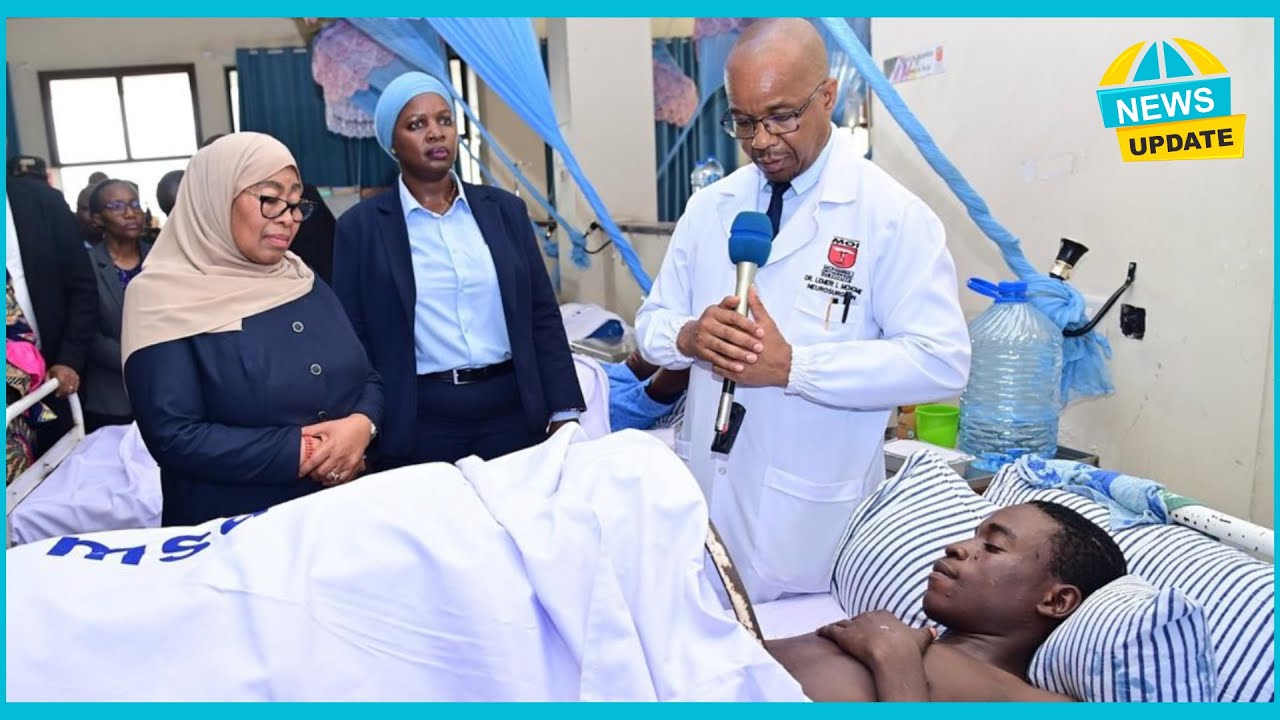 USIPITWE!! NAMNA RAIS SAMIA ALIVYOWATEMBELEA MAJERUHI AJALI YA KARIAKOO, ANENA HAYA/ 