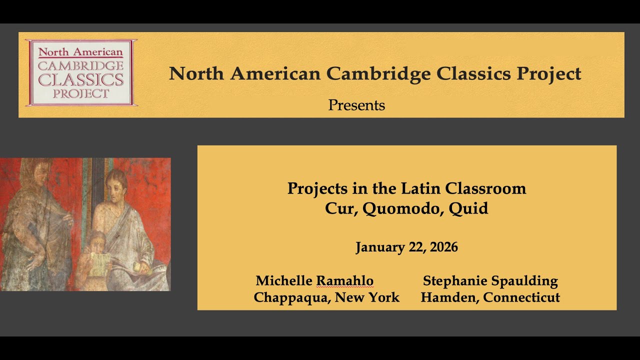 Projects in the Latin Classroom: Cur, Quomodo, Quid