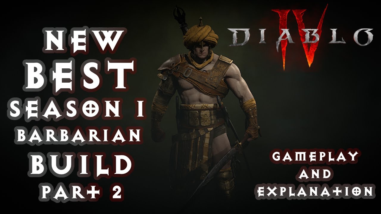 NEW FUN BARBARIAN Build Explained with Gameplay | Diablo 4 - Season 1 Nightmare Dungeon Tier 65+