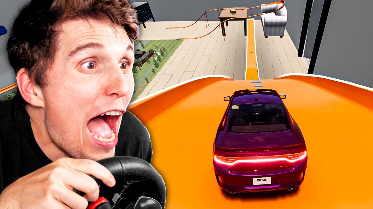 Welches AUTO springt am weitesten auf der HOT WHEELS SPRUNGSCHANZE? | BeamNG