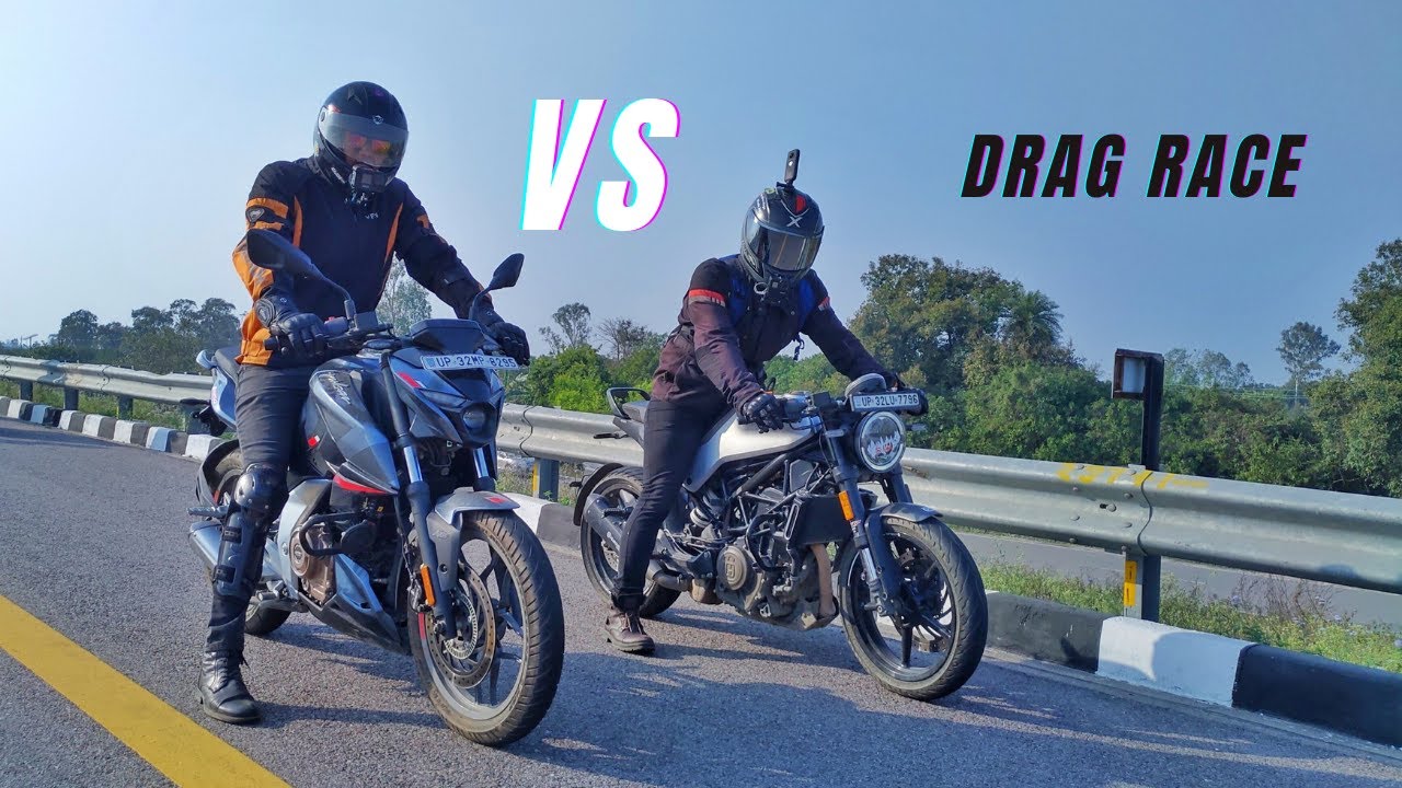 Bajaj Pulsar N250 Vs Husqvarna Vitpilen250 Drag Race | Kara Li Bejjati 😂