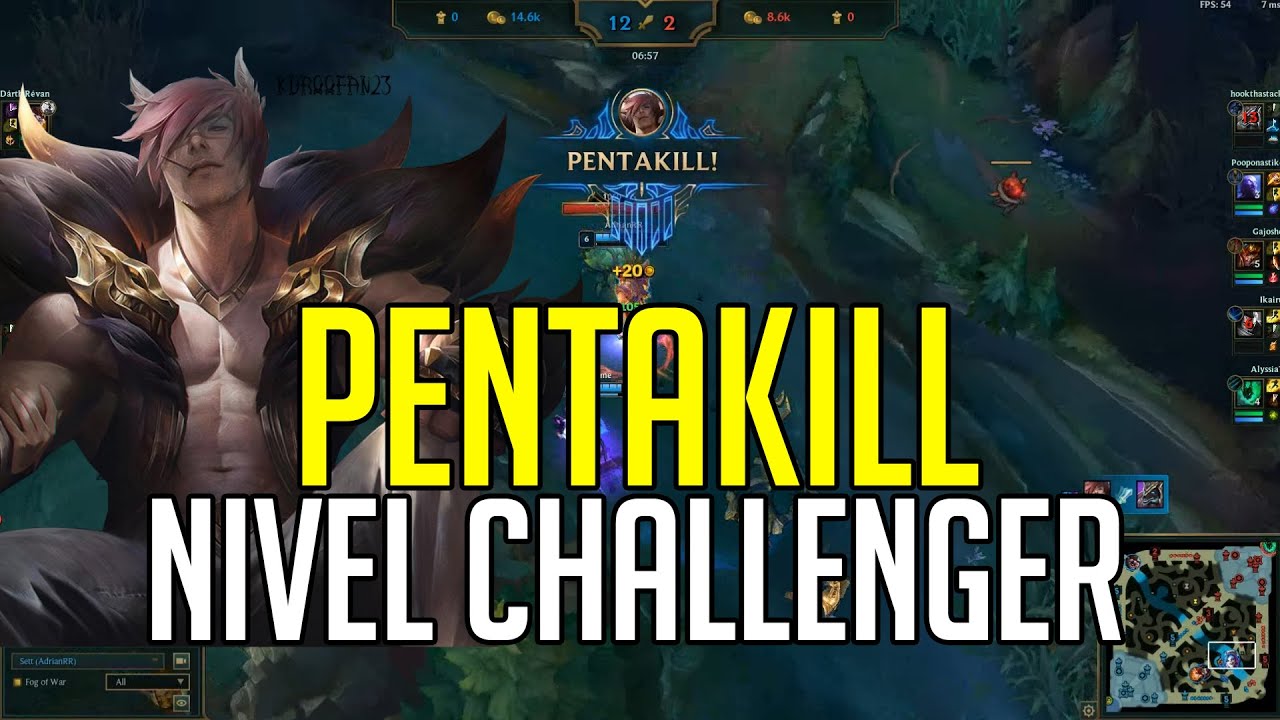 PENTAKILL con SETT - League of Legends