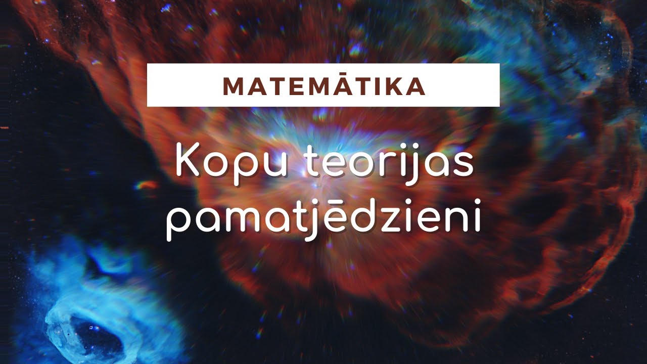 Kopu teorijas pamati