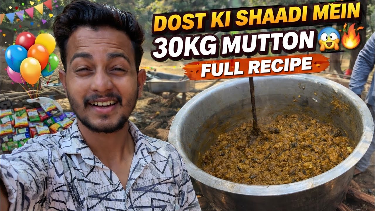 ￼ Dost🥰 ka marriage party mein 30KG mutton