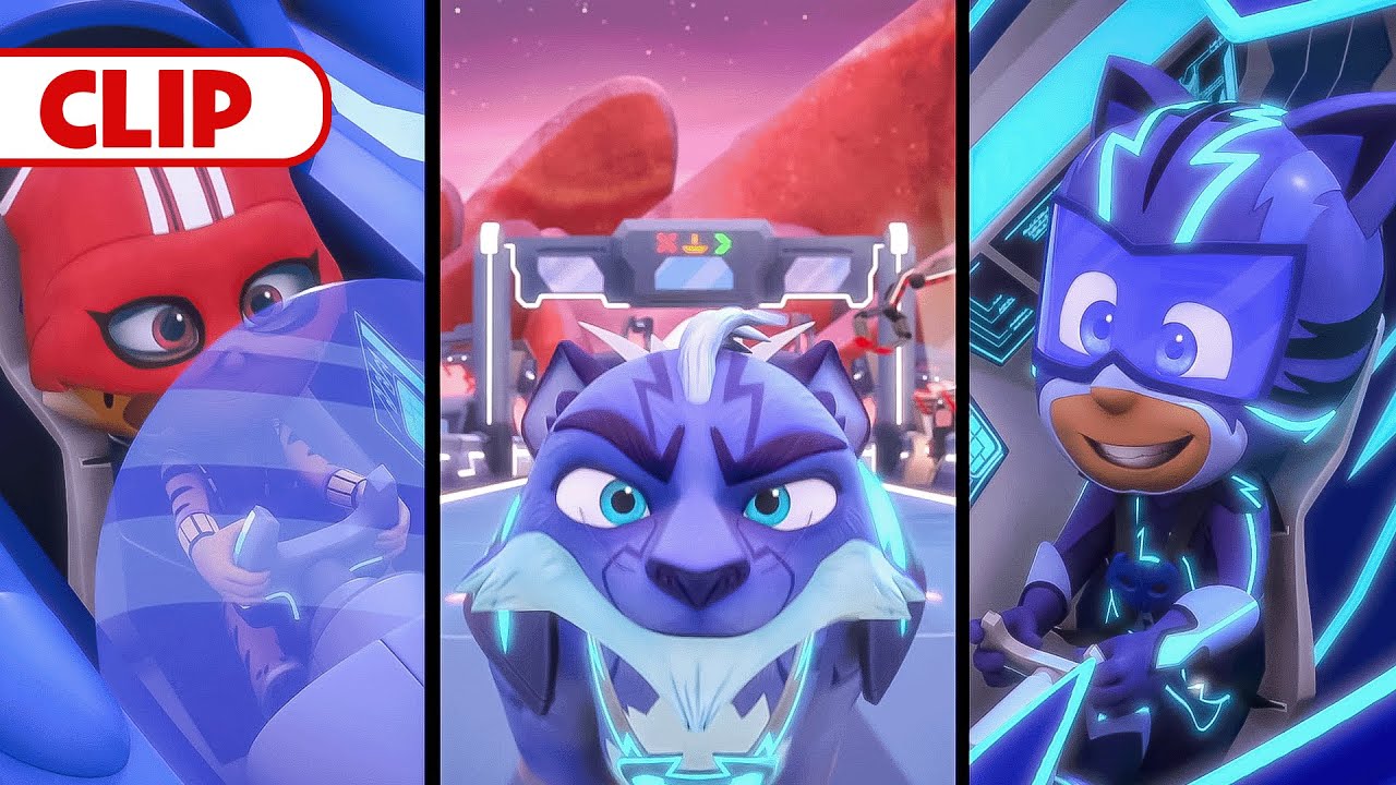 Cats on Wheels 🐱 | PJ Masks Power Heroes | @disneyjr