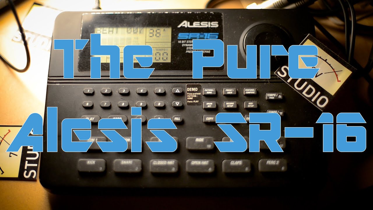 ALESIS SR-16 - Vintage Digital Drummachine