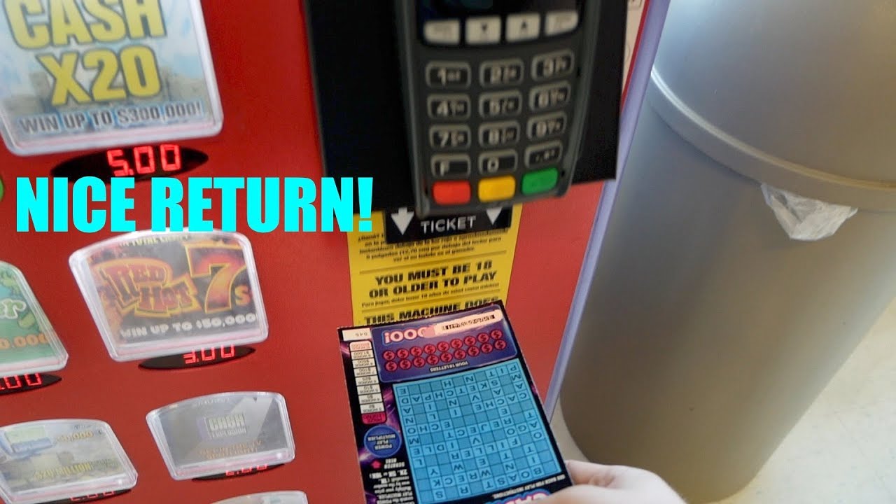Only scanning the barcodes! Nice Return! Cashwords Ohio Lottery