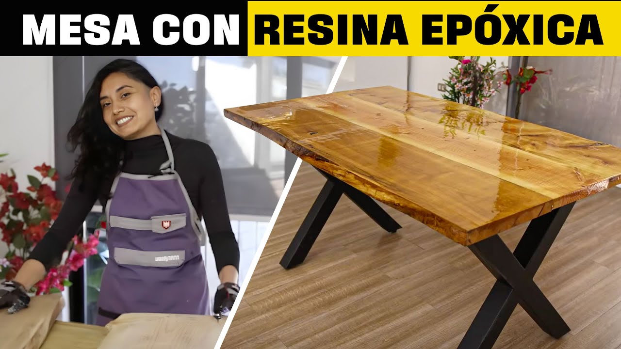 Cómo hacer una mesa con resina epoxi I Taller del especialista