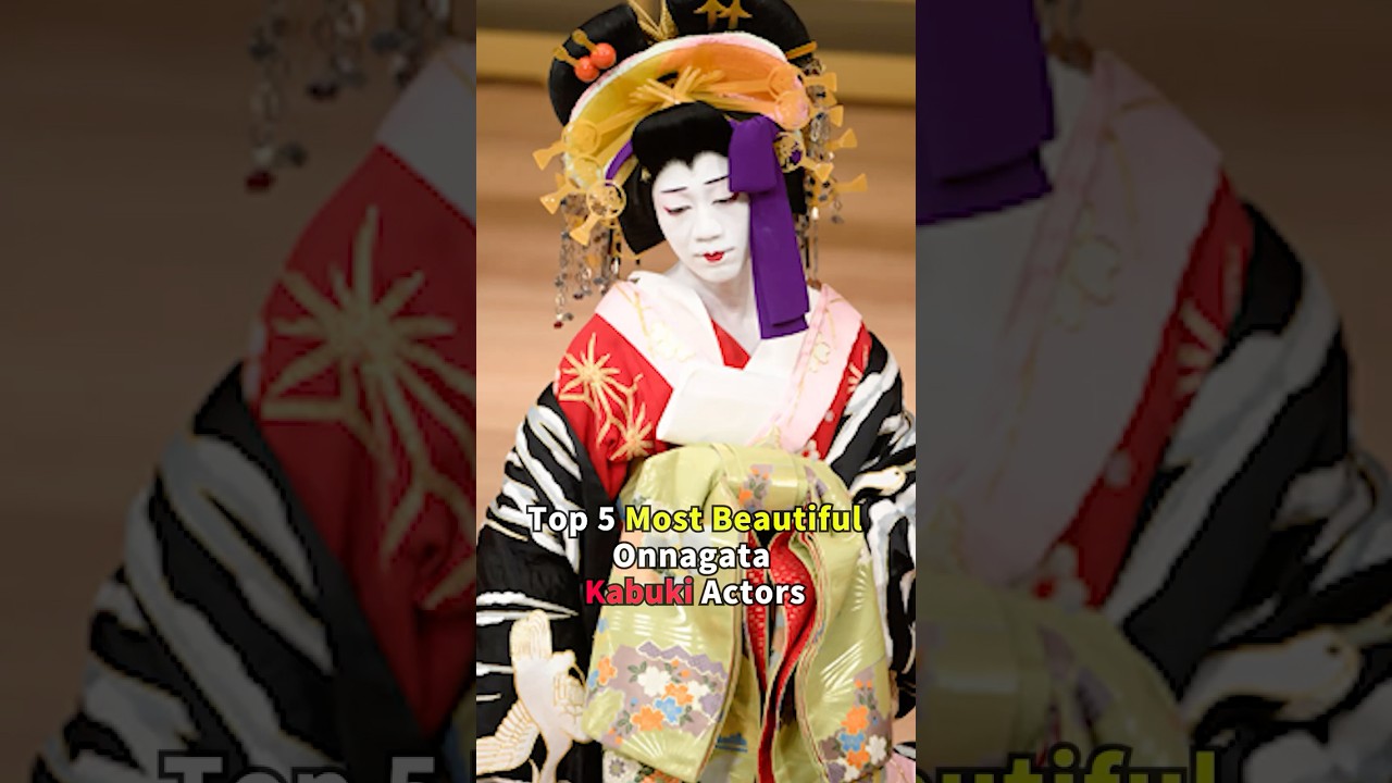 Top 5 Most Beautiful Onnagata Kabuki Actors　#shorts