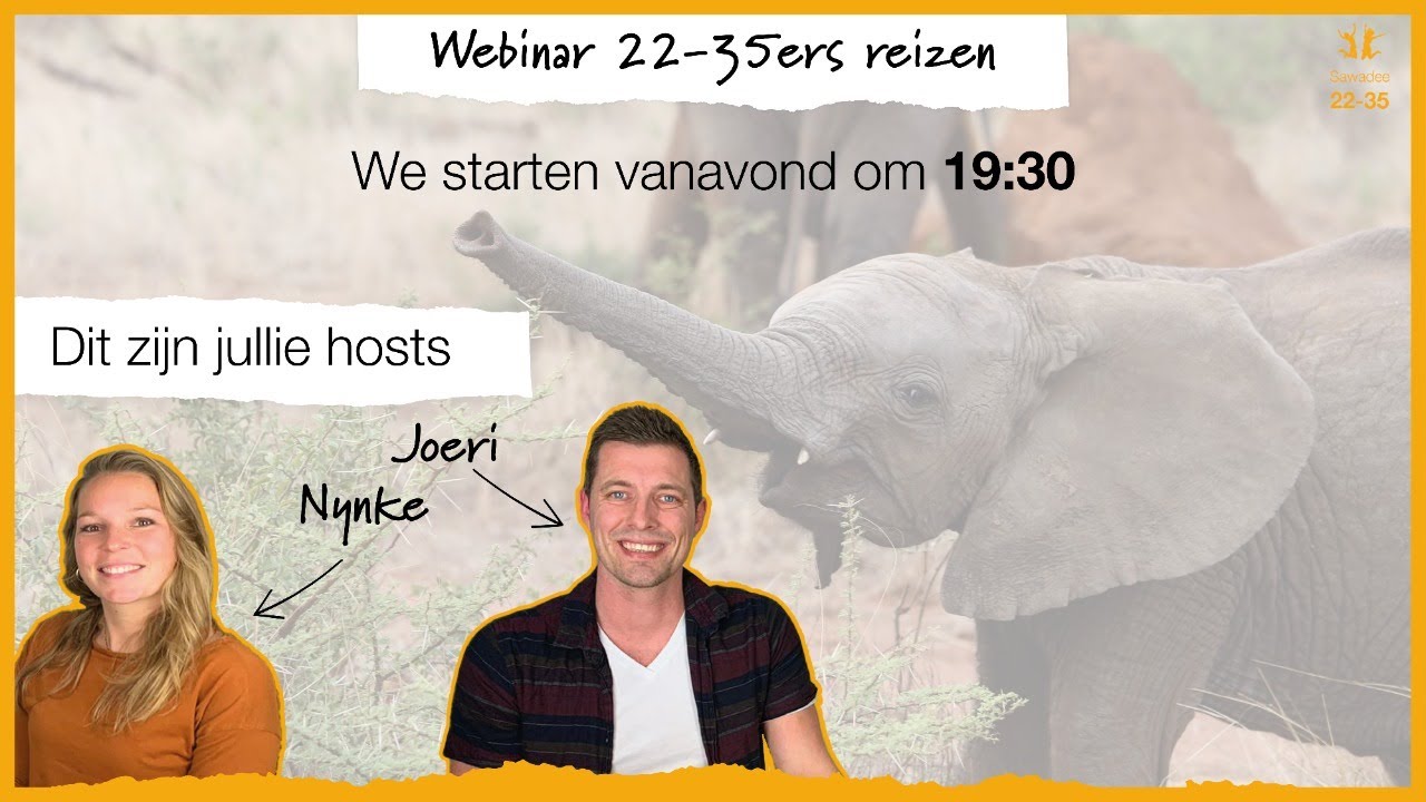 Webinar 22-35'ers reizen
