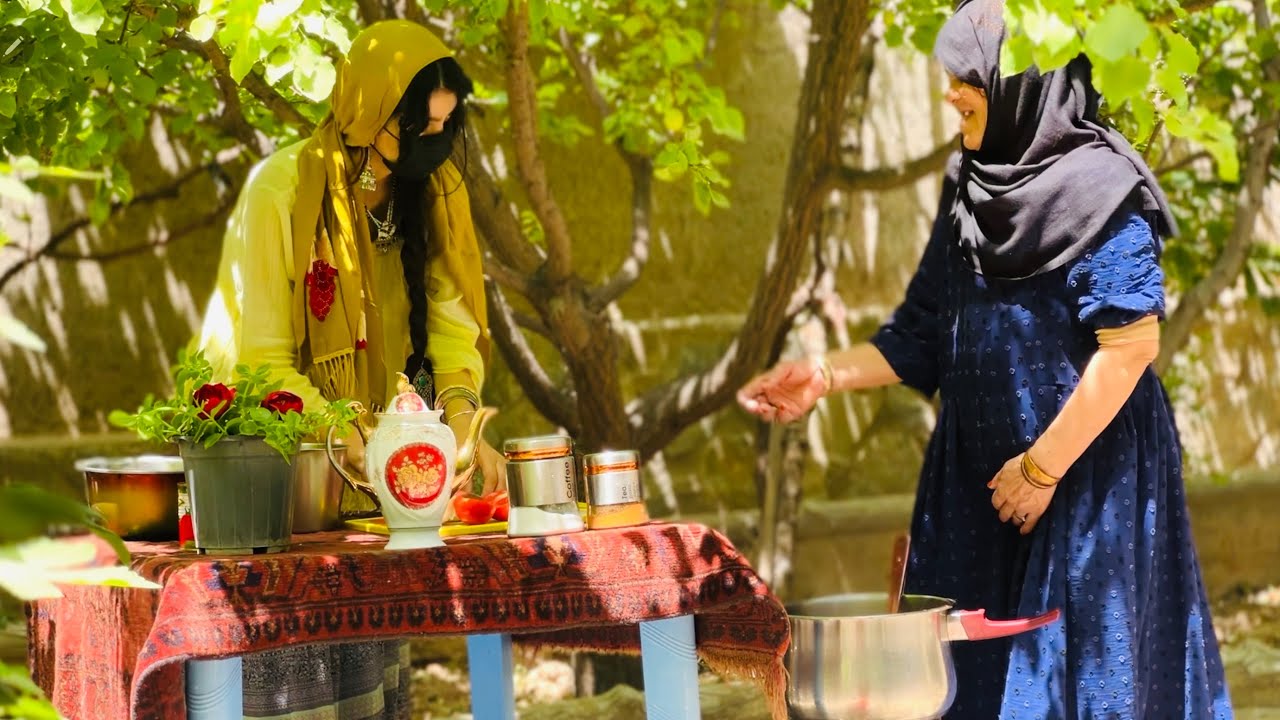 A Peaceful Day With Mom & Cooking Tradition Food 🍲 / Afghan Lifestyle