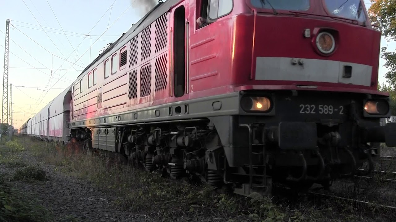 DB232 589  mit kalkzug abfahrt Lintorf 20-09-2019