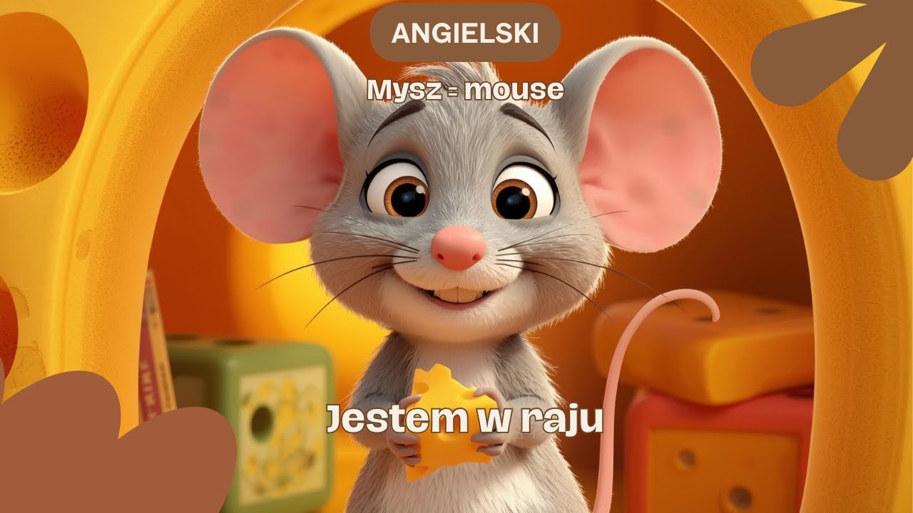 piosenka o myszce - nauka angielskiego słowa mouse