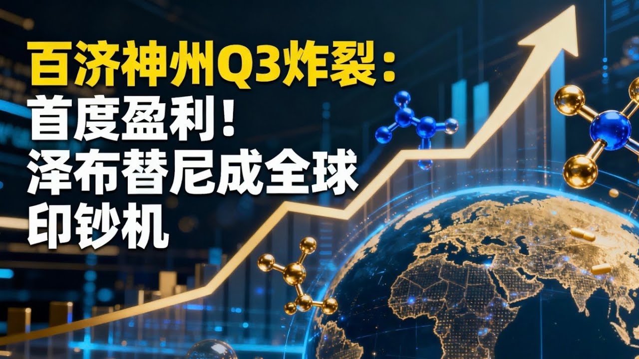 百济神州Q3炸裂：首度盈利！泽布替尼成全球印钞机 | BeiGene Q3 Shock: First Profit & Brukinsa's Global Dominance