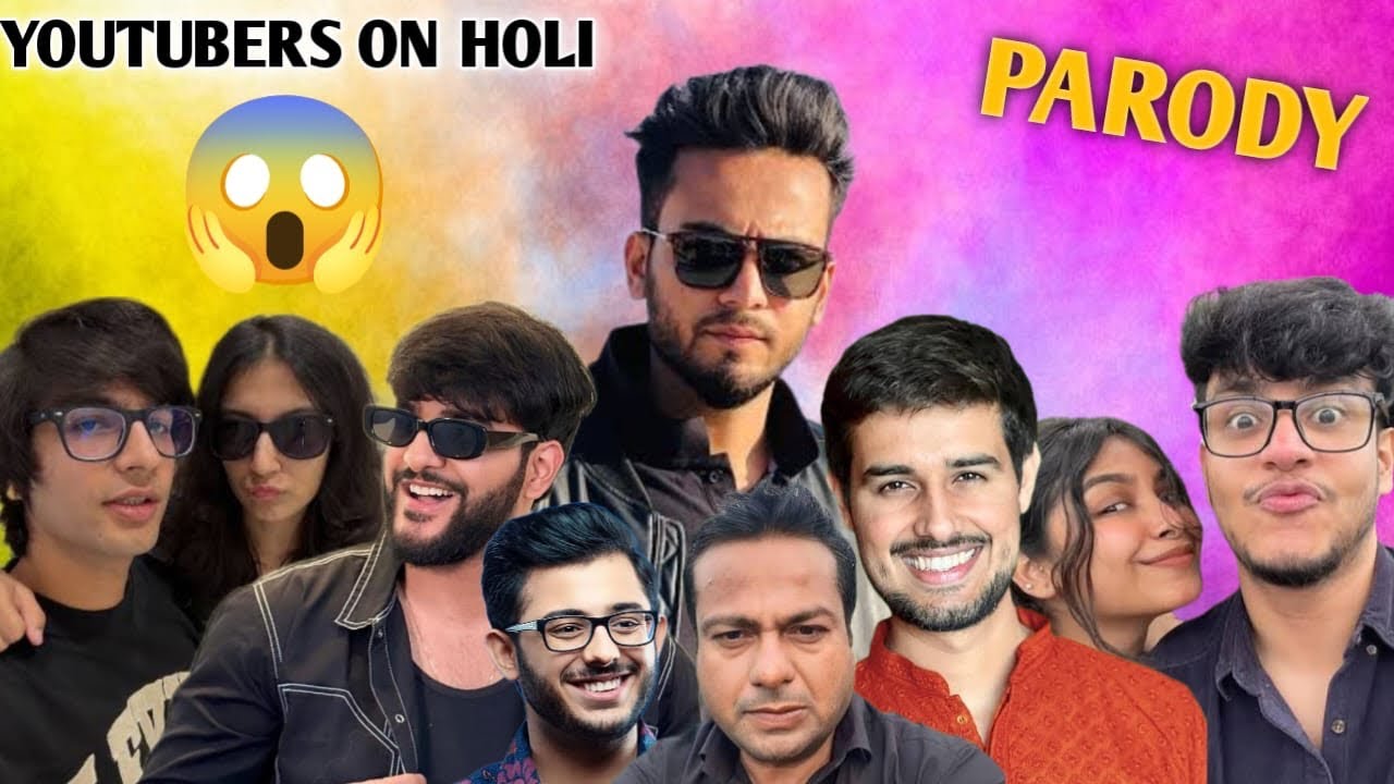 YouTubers On Holi🤣