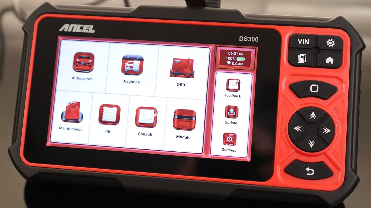 Двунаправленный сканер ANCEL DS300, беспроводной OBD2-сканер с более чем 30 сбросами, 3 года гара...