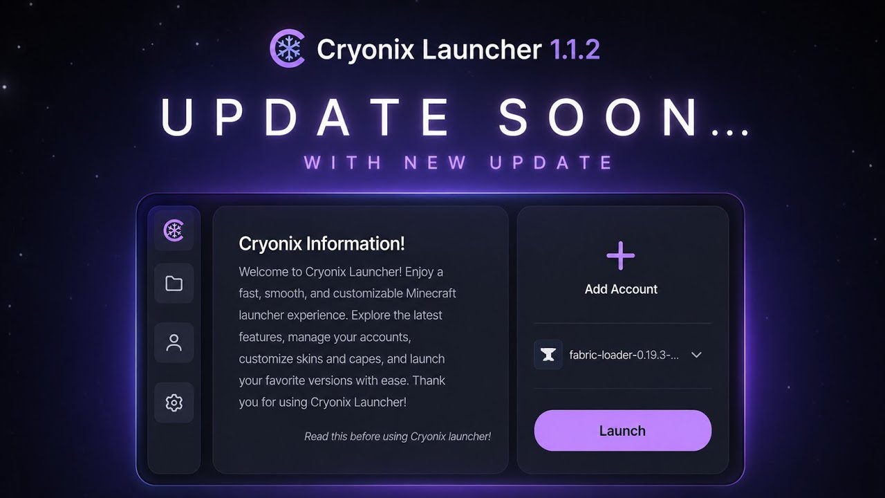Cryonixlauncher Next Update 1.1.2 (CRL-1.1.2) 