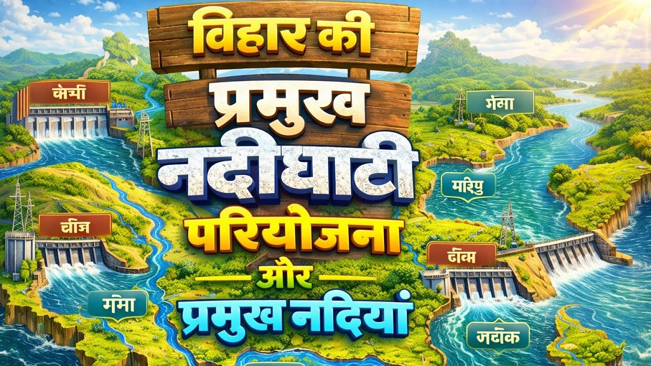 बिहार की नदी घाटी परियोजना|major rivers of bihar|major rivers project of bihar|बिहार की नदियां 