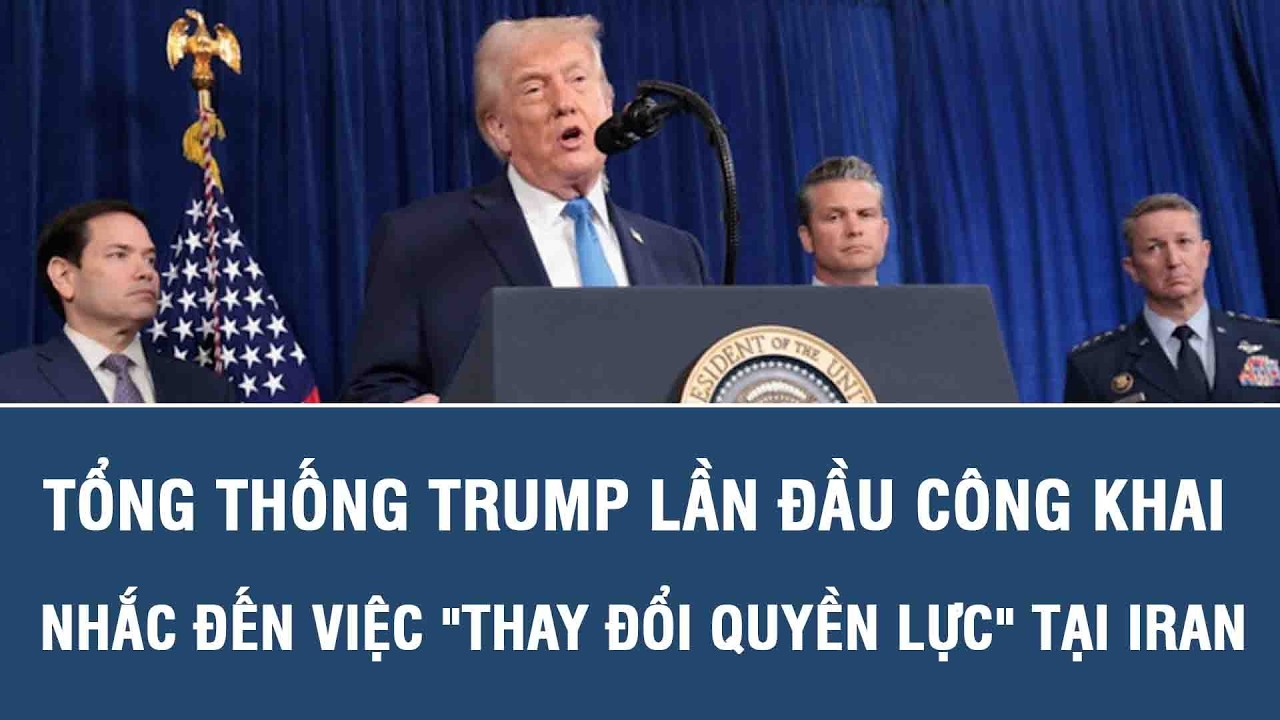 Tổng thống Trump lần đầu công khai nhắc đến việc 