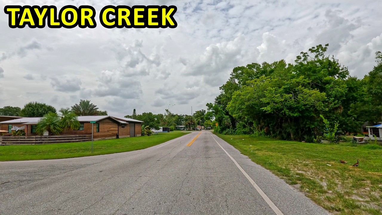 Taylor Creek Florida Driving Through