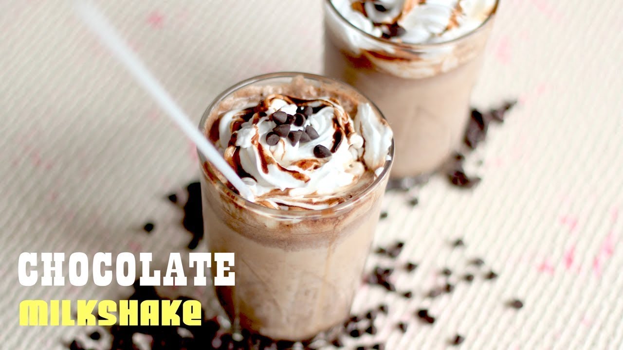 Chocolate Milkshake Recipe - How To Make Chocolate Milkshake