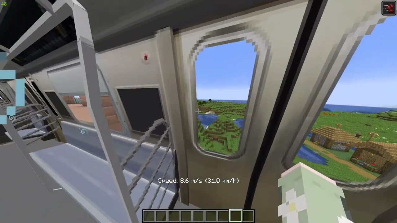 Full R179 A Train trip to Seaview Island in Minecraft