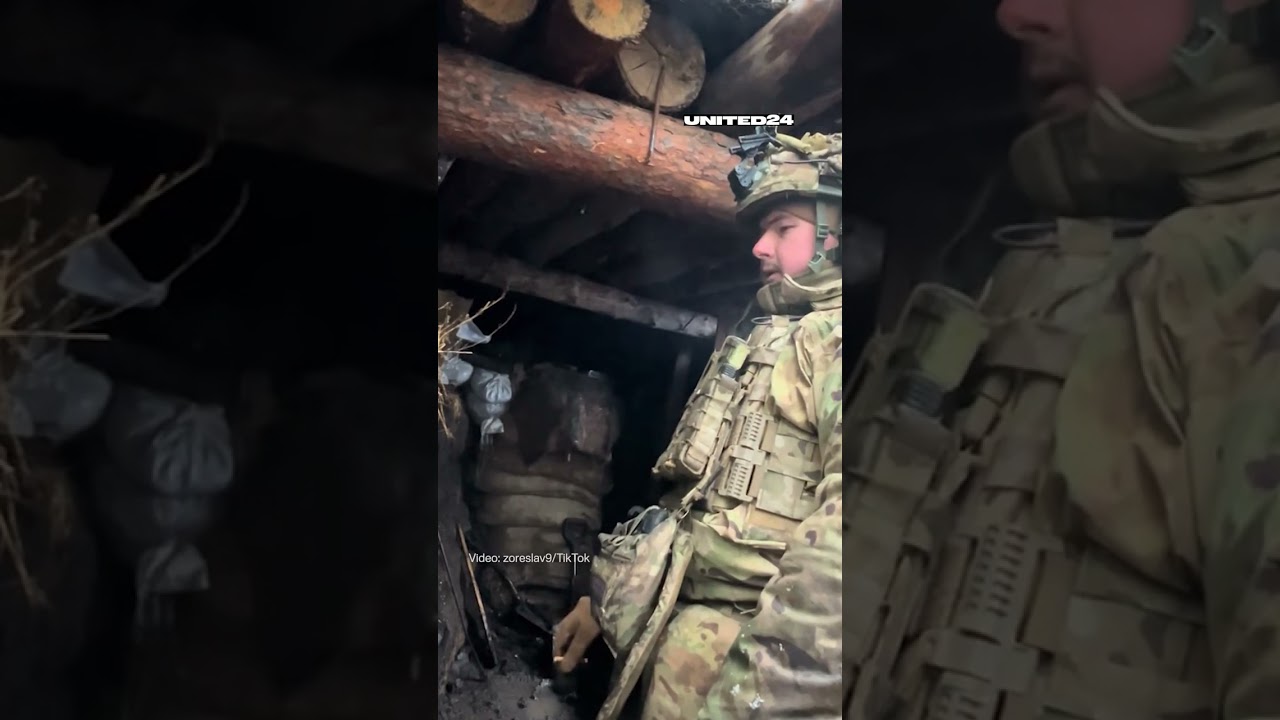 This Is What Trench Warfare Looks Like on the Ukrainian Frontline #warinukraine
