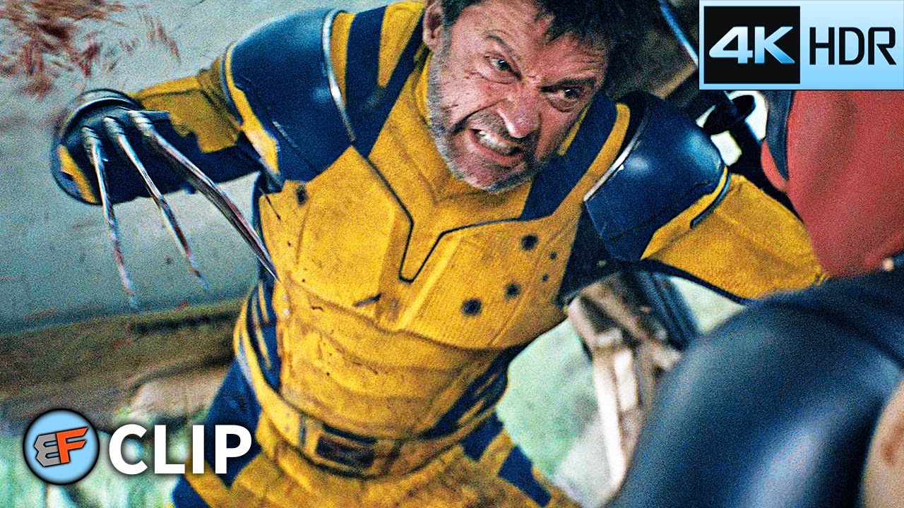 Deadpool vs Wolverine - Car Fight Scene | Deadpool & Wolverine (2024) 4K HDR Movie Clip