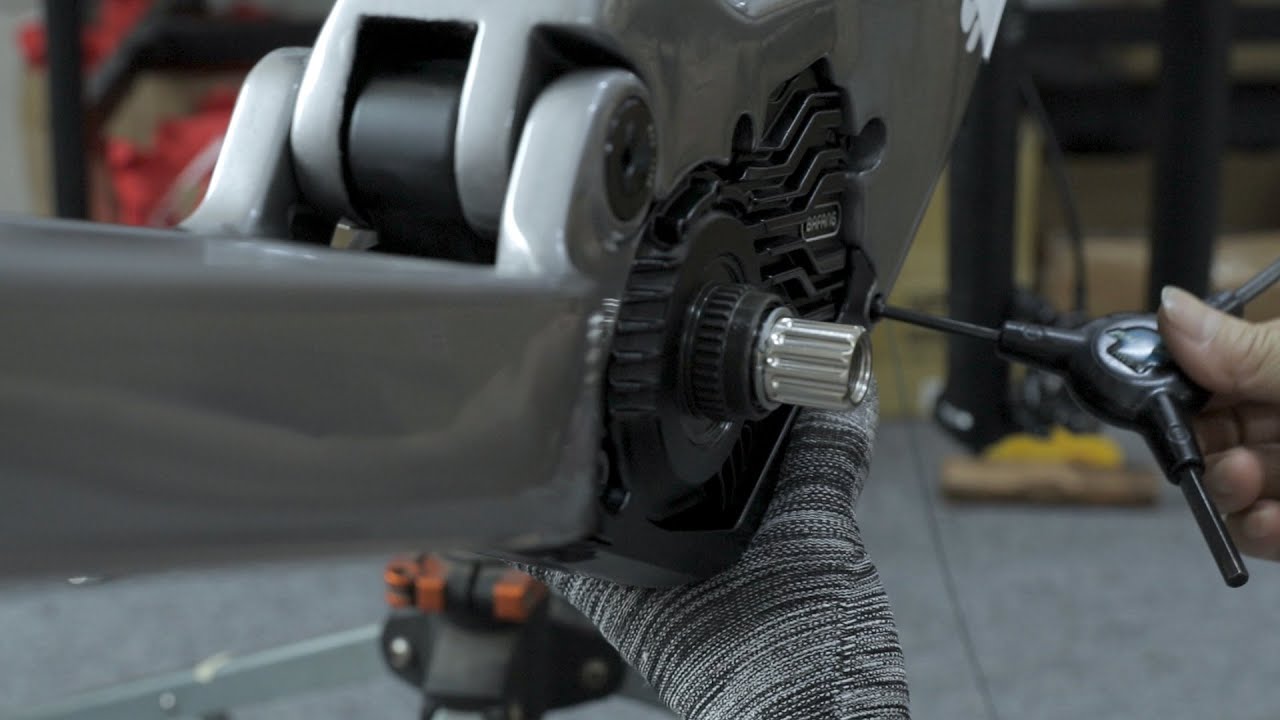 ICAN電動自転車取り付け過程です