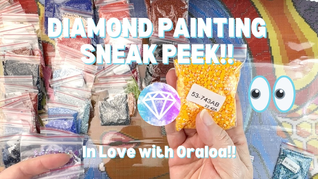 Diamond Painting Sneak Peek Unboxing!! | In Love with Oraloa!!