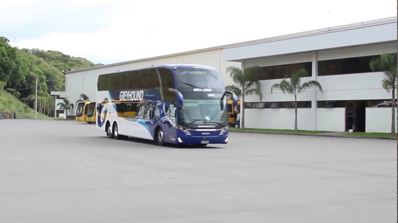 New Neobus N10 DD coach - Brake Test