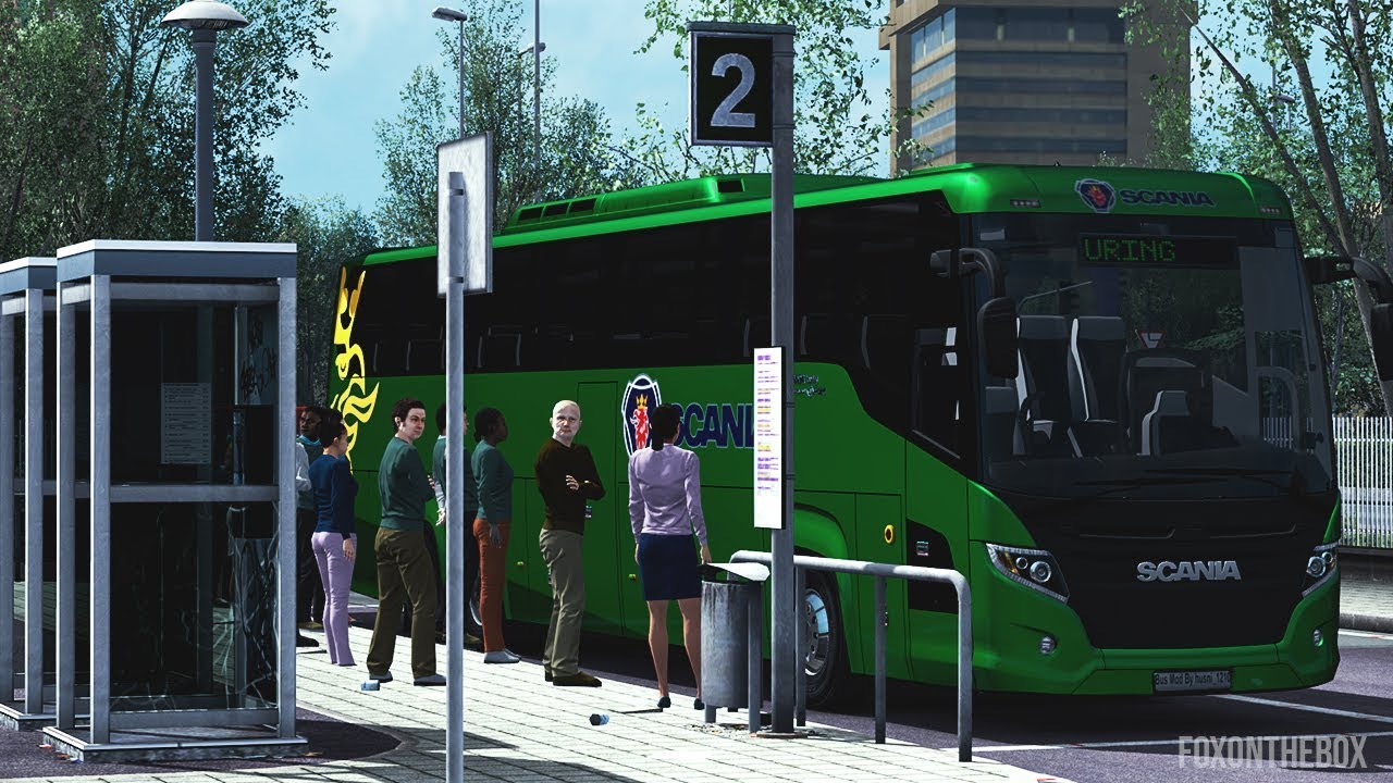 Scania Touring Bus & Passenger Mod | Euro Truck Simulator 2 (ETS2 1.32)