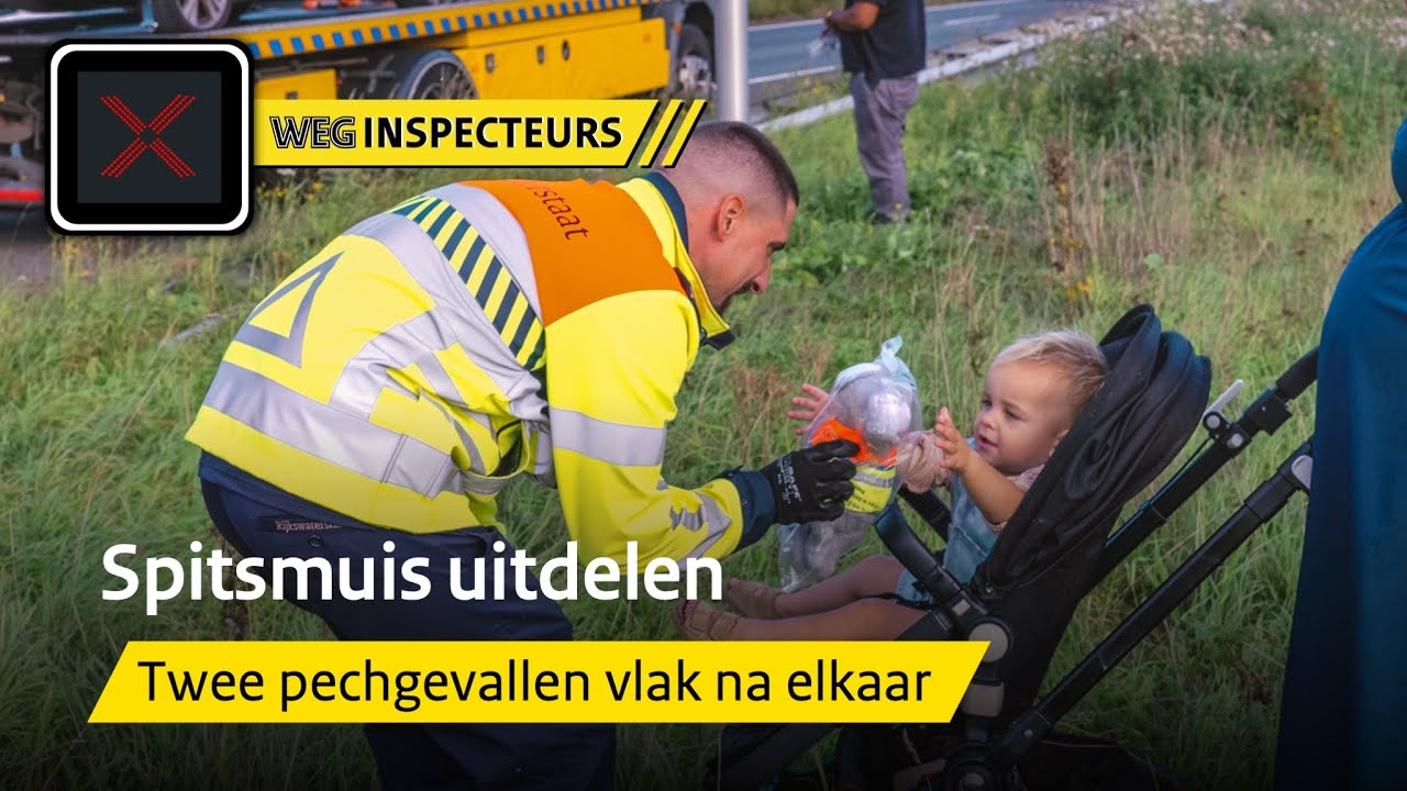 Kind opvrolijken na pech op de snelweg | Weginspecteurs #2