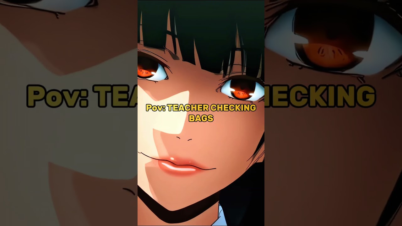 Pov: Teacher checking school bags☠️#anime#shorts