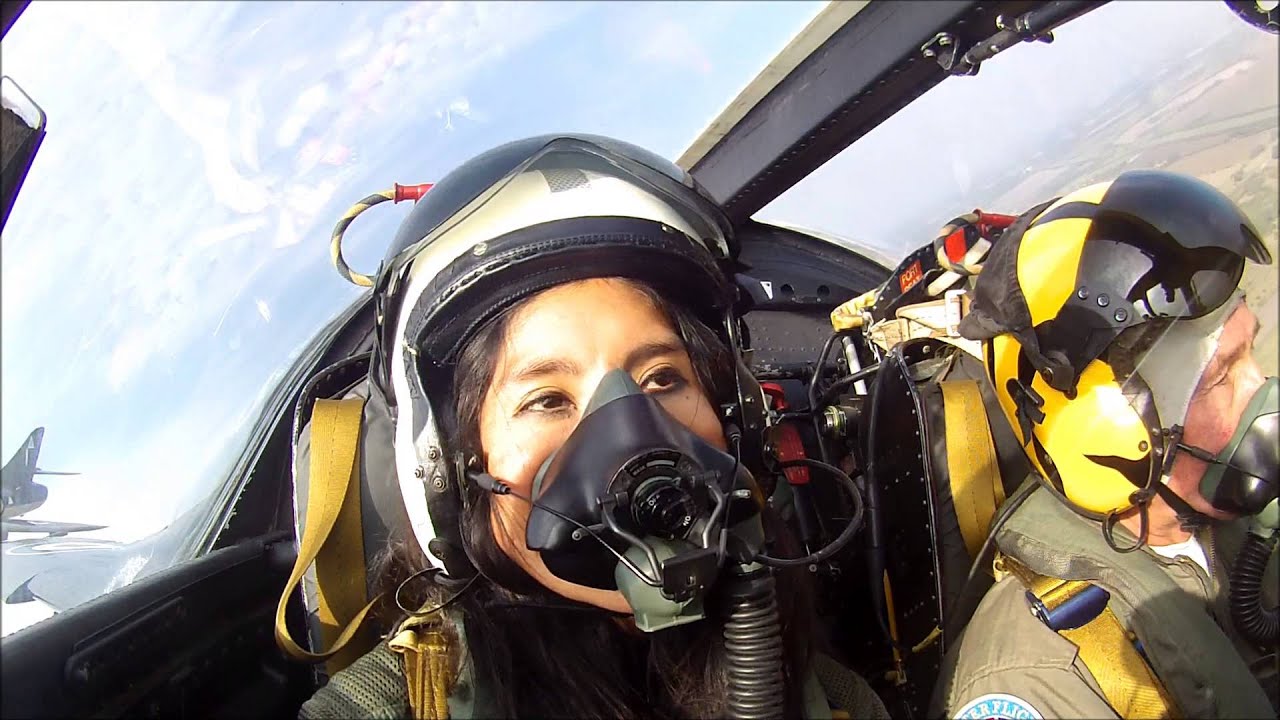 Cleopatra on her first Hunter flight