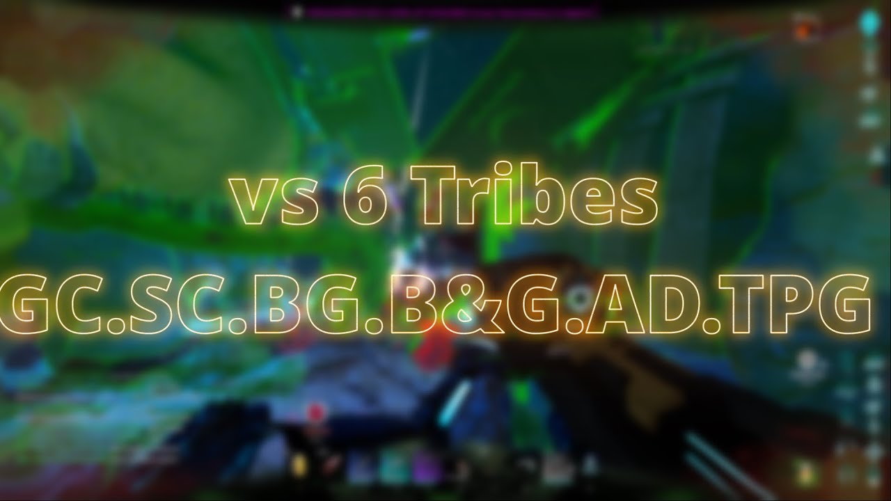 Against 6 Tribe vs my island    Ark Official PvP ASA OaO