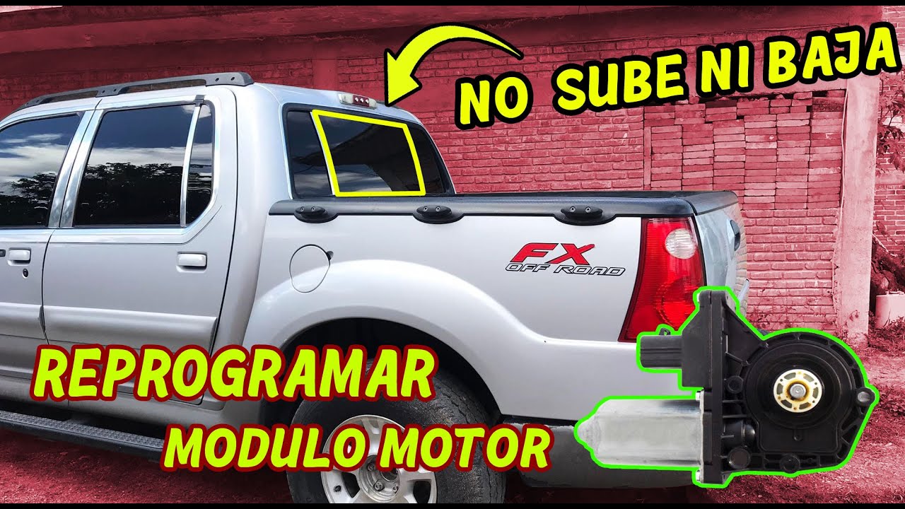 Como reprogramar La Ventana Trasera de la Ford Explorer Sport Trac cuandon deja de funcionar