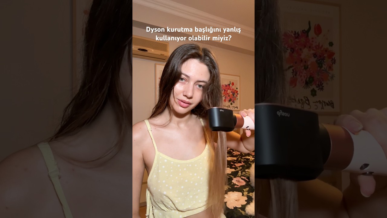 Dyson kurutma başlığını siz nasıl kullanıyorsunuz?? 🥹 #dyson #dysonairwrap