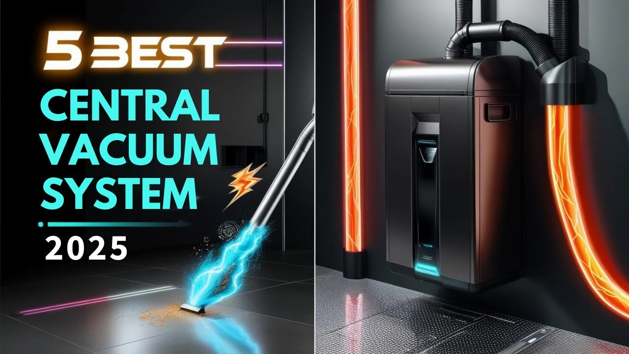 4 Best Central Vacuum Systems of 2025 | Quiet, Powerful & Whole-Home Cleaning!