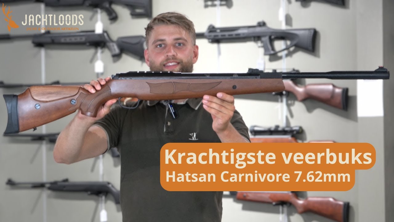 De Krachtigste Veerbuks: Hatsan 135 Carnivore 7.62mm QE | JACHTLOODS
