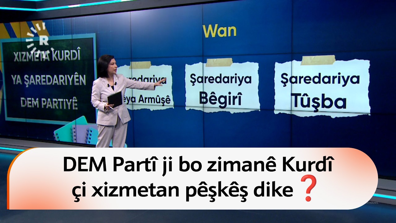 Şaredariyên DEM Partiyê ji bo zimanê Kurdî çi xizmetan pêşkêş dikin❓