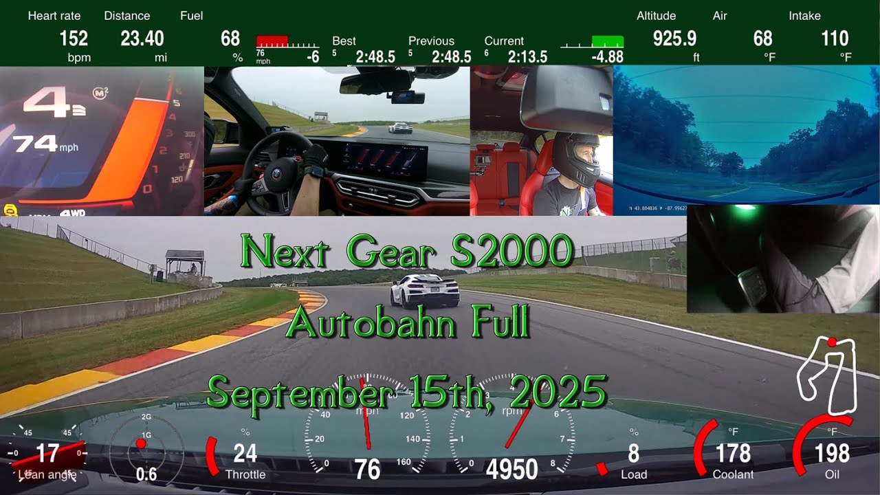 G80 M3 w/ CS Tune and Flash at Road America 2:37:0 - September 30th, 2025 - LAPS