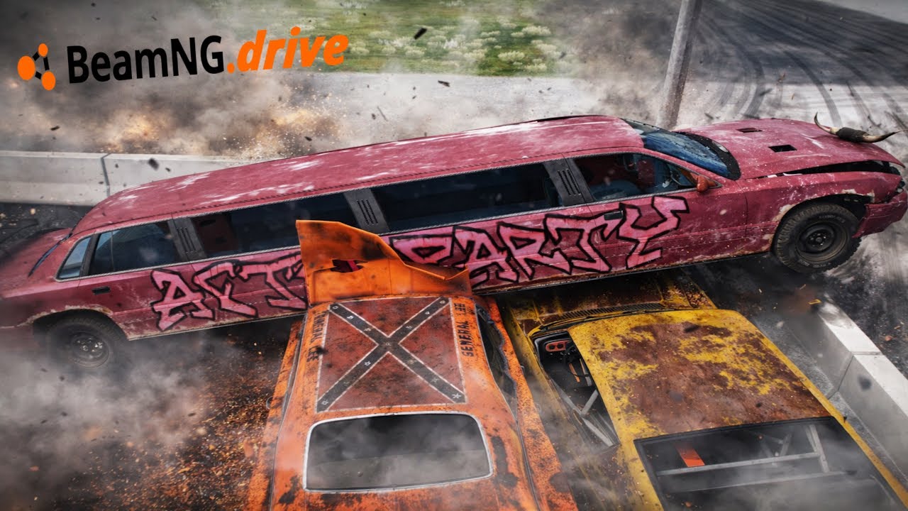 DEMOLITION DERBY IN A LIMO AT THE FREEDOM FACTORY! - BEAMMP