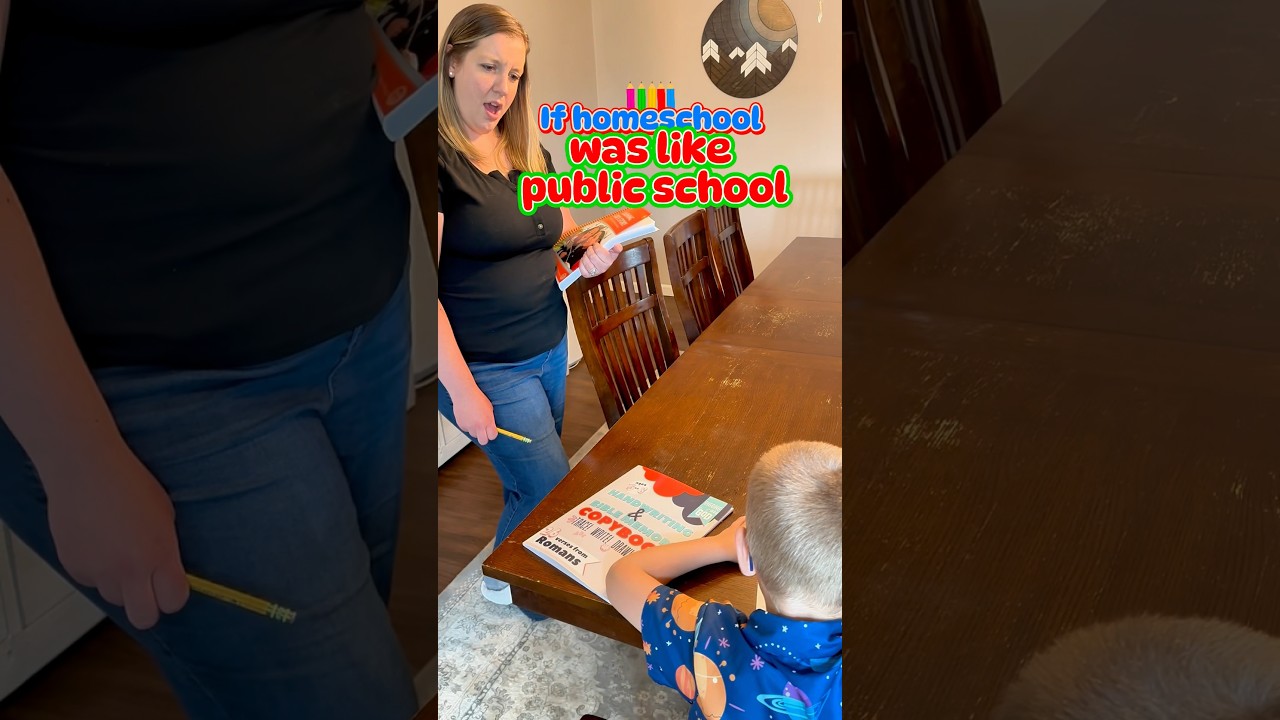 If Homeschool Was Like Public School #homeschooling #homeschoolmom