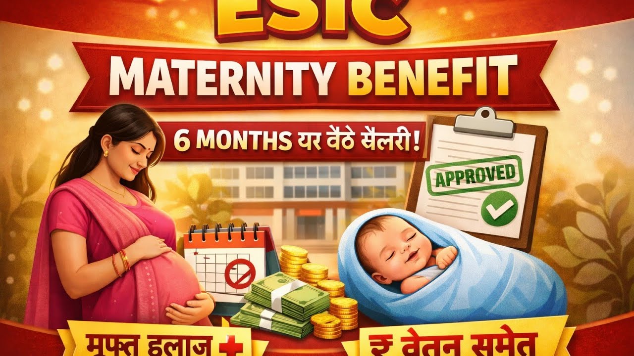 फ्री इलाज और डिलीवरी। ESIC Hospital | 6 महीना फुल सैलरी | Maternity leave पूरी जानकारी |