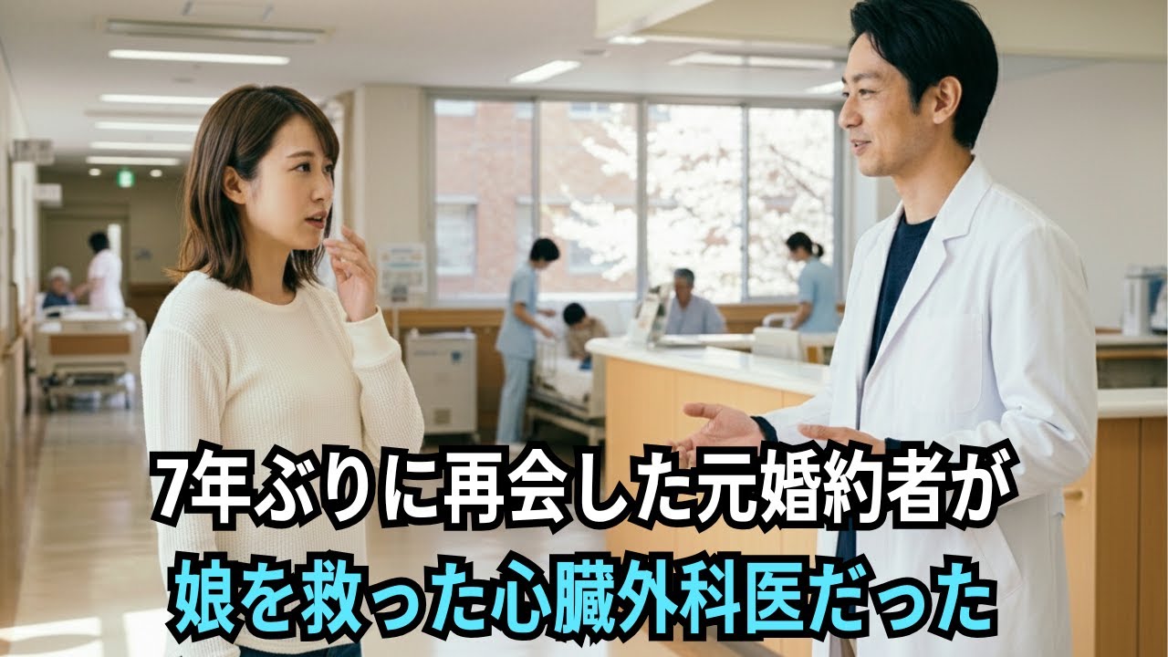 ７年ぶりに再会した元婚約者が娘を救った心臓外科医だった